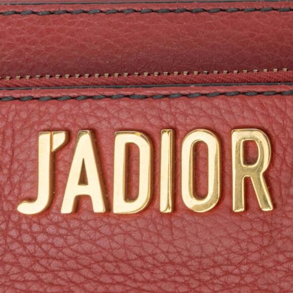 Pre Loved Dior Vintage Leather JAdior Camera Bag Women Red Crossbody Bags - Picture 7 of 8